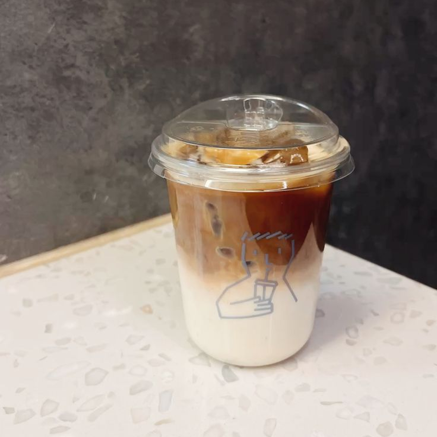 Rounded bottom boba cups with custom print