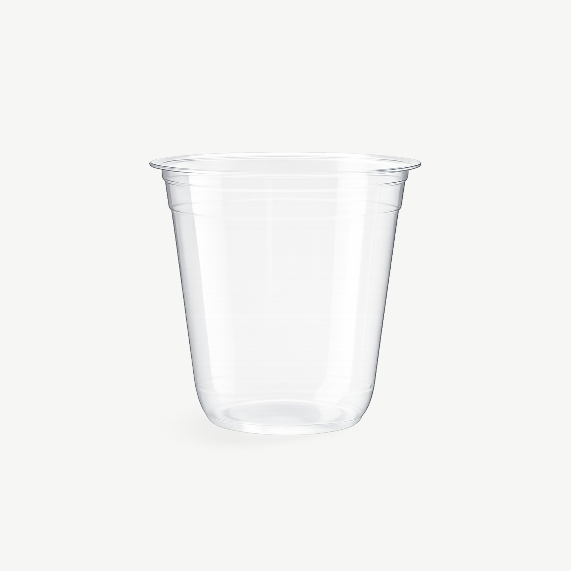 Rounded bottom boba cups with custom print
