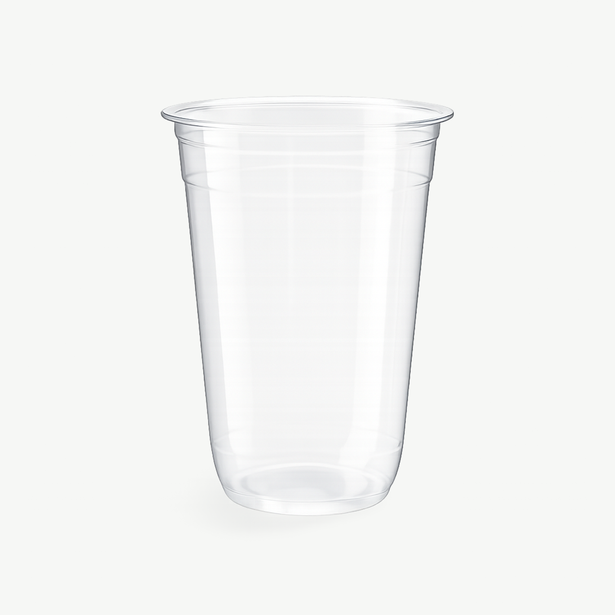 Rounded bottom boba cups with custom print