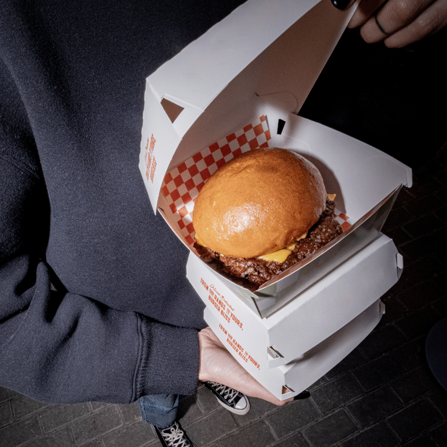Custom burger boxes
