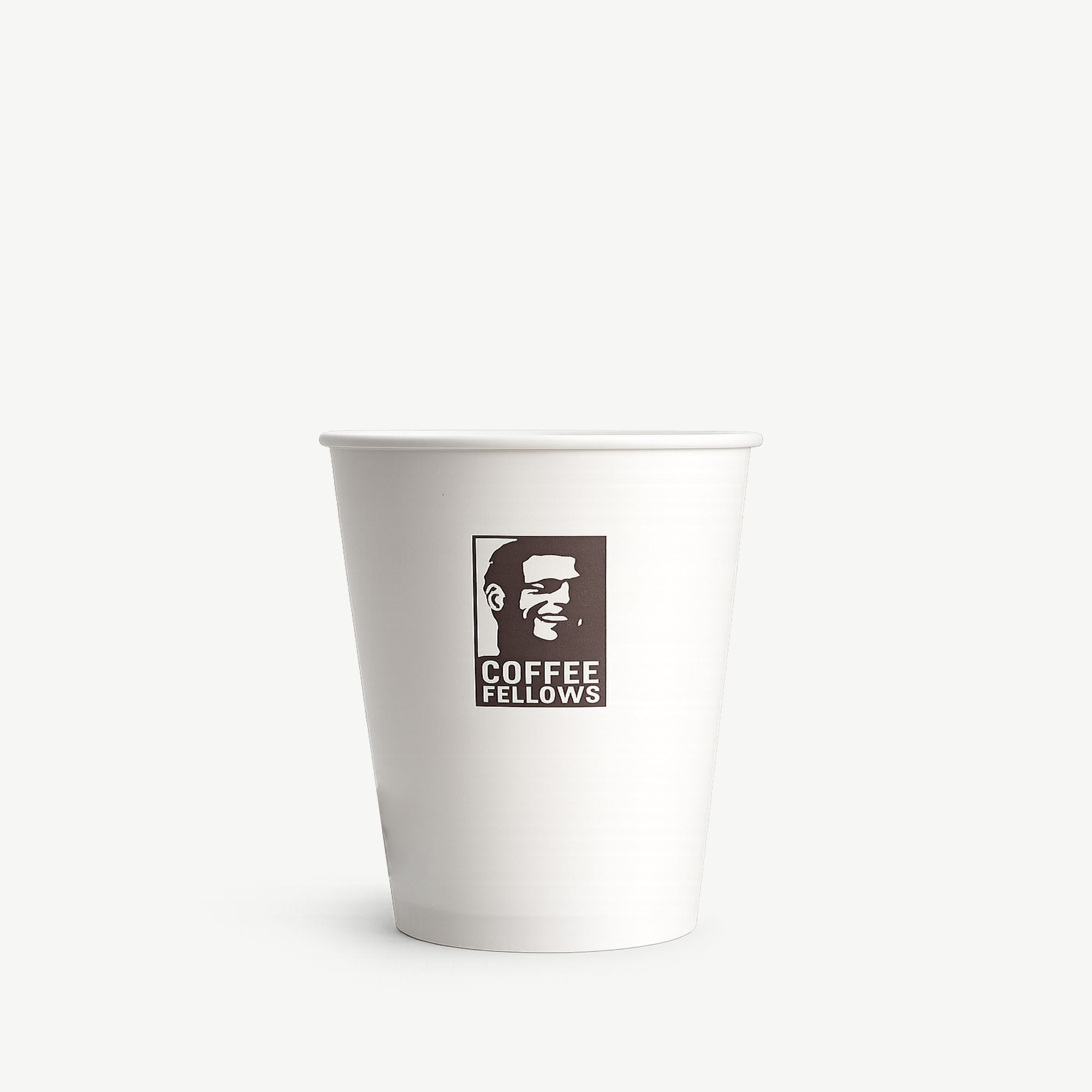 Single wall paper cups with all-over unlimited color print