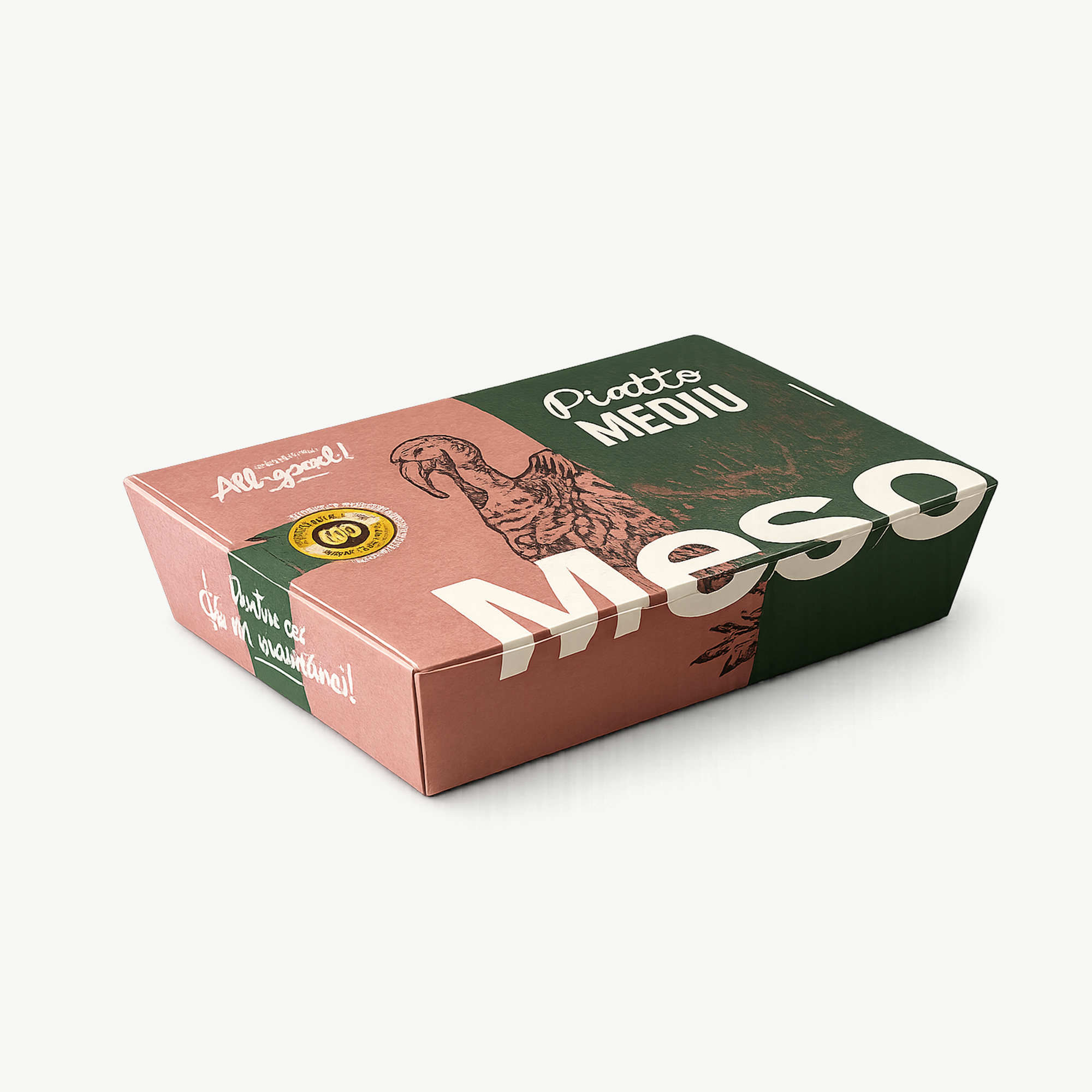 Caja Menú Con Impresión Integral Personalizada