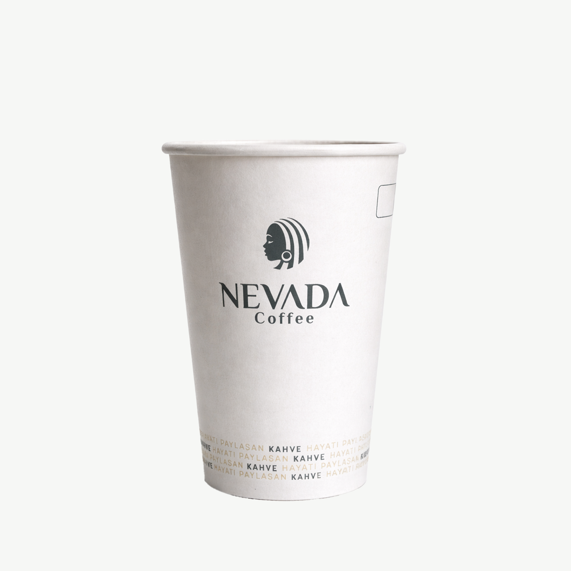 Single wall paper cups with all-over unlimited color print