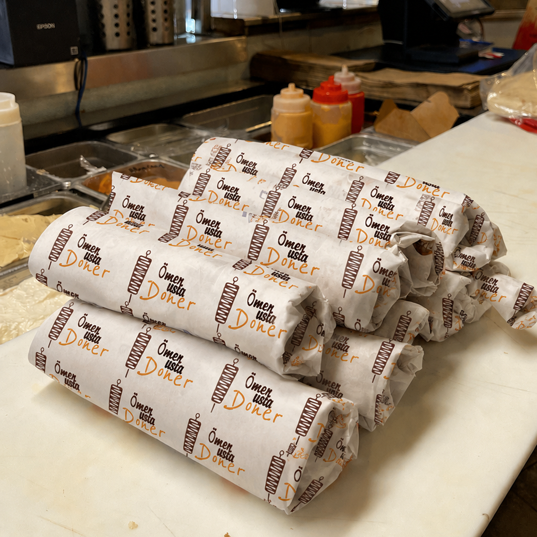 Dry waxed deli wrapping paper 100% biodegradable