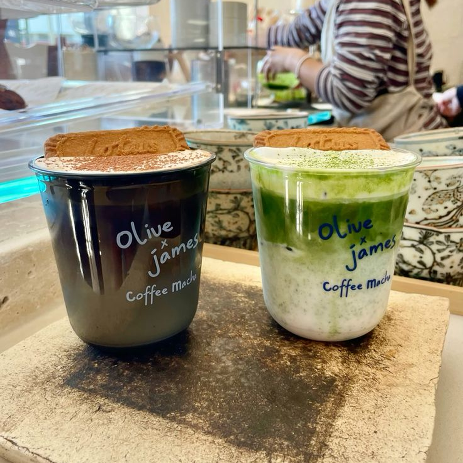 Rounded bottom boba cups with custom print