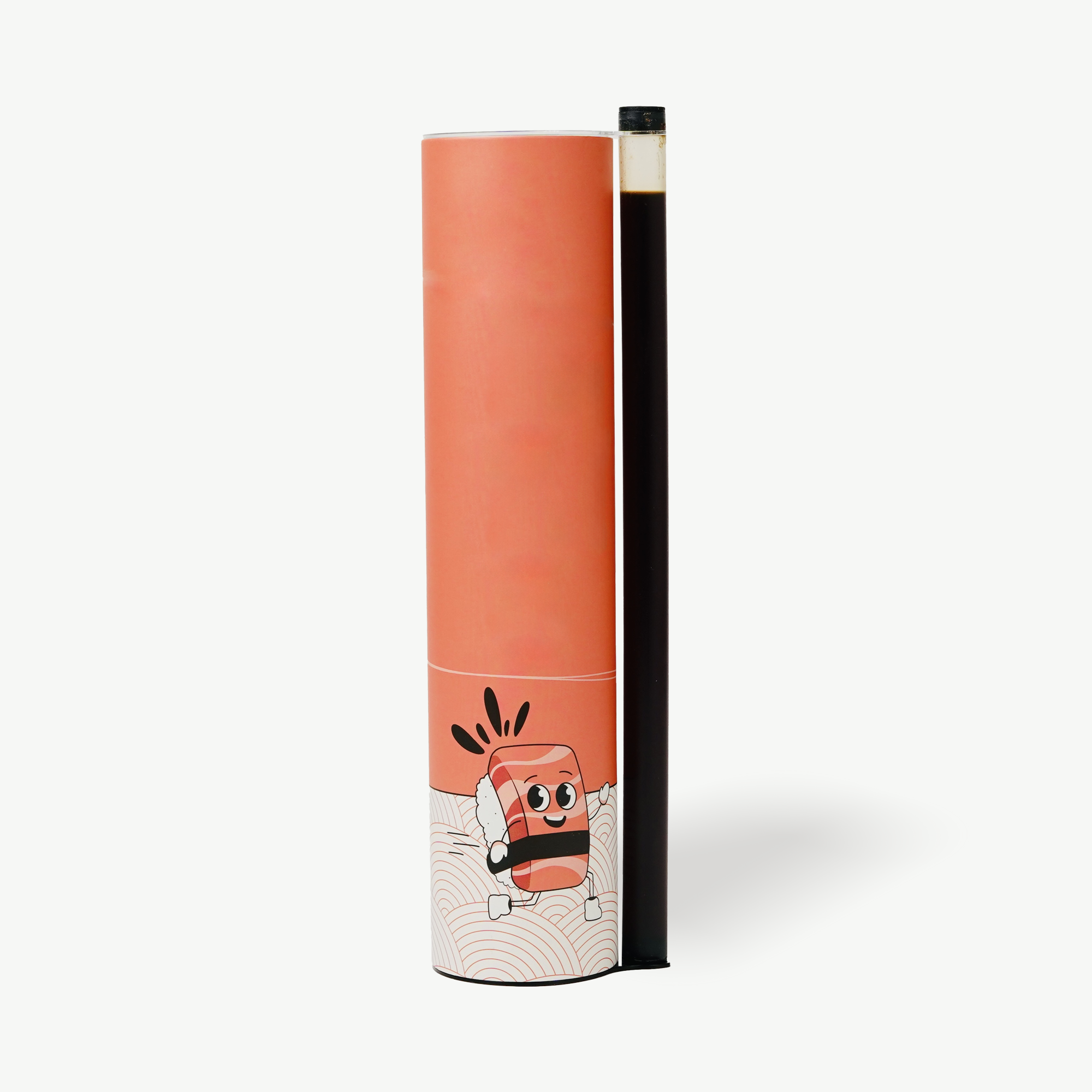 Tube à sushi pour à emporter avec impression personnalisée