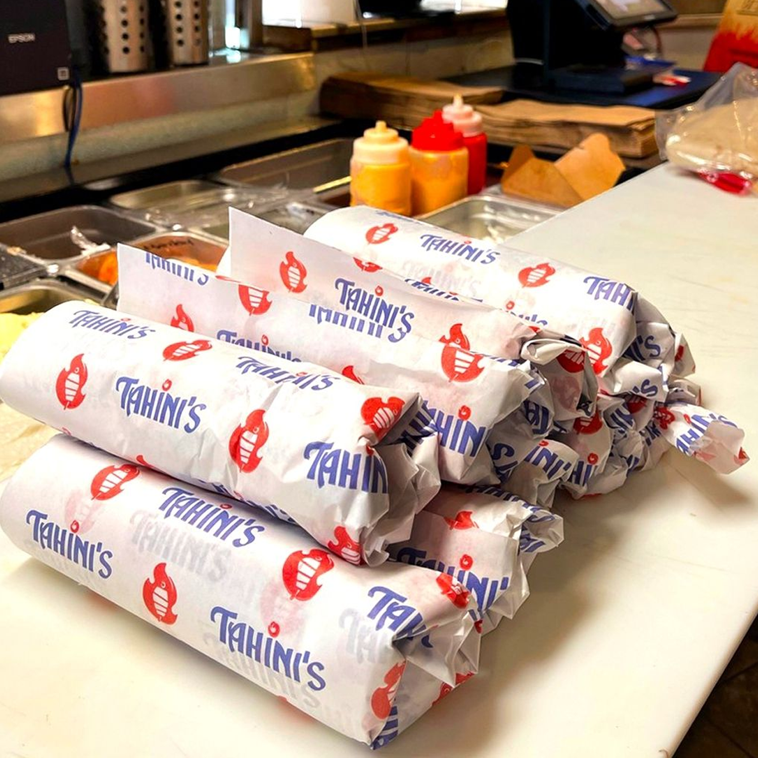 PE Coated Deli Wrapping Paper with custom print