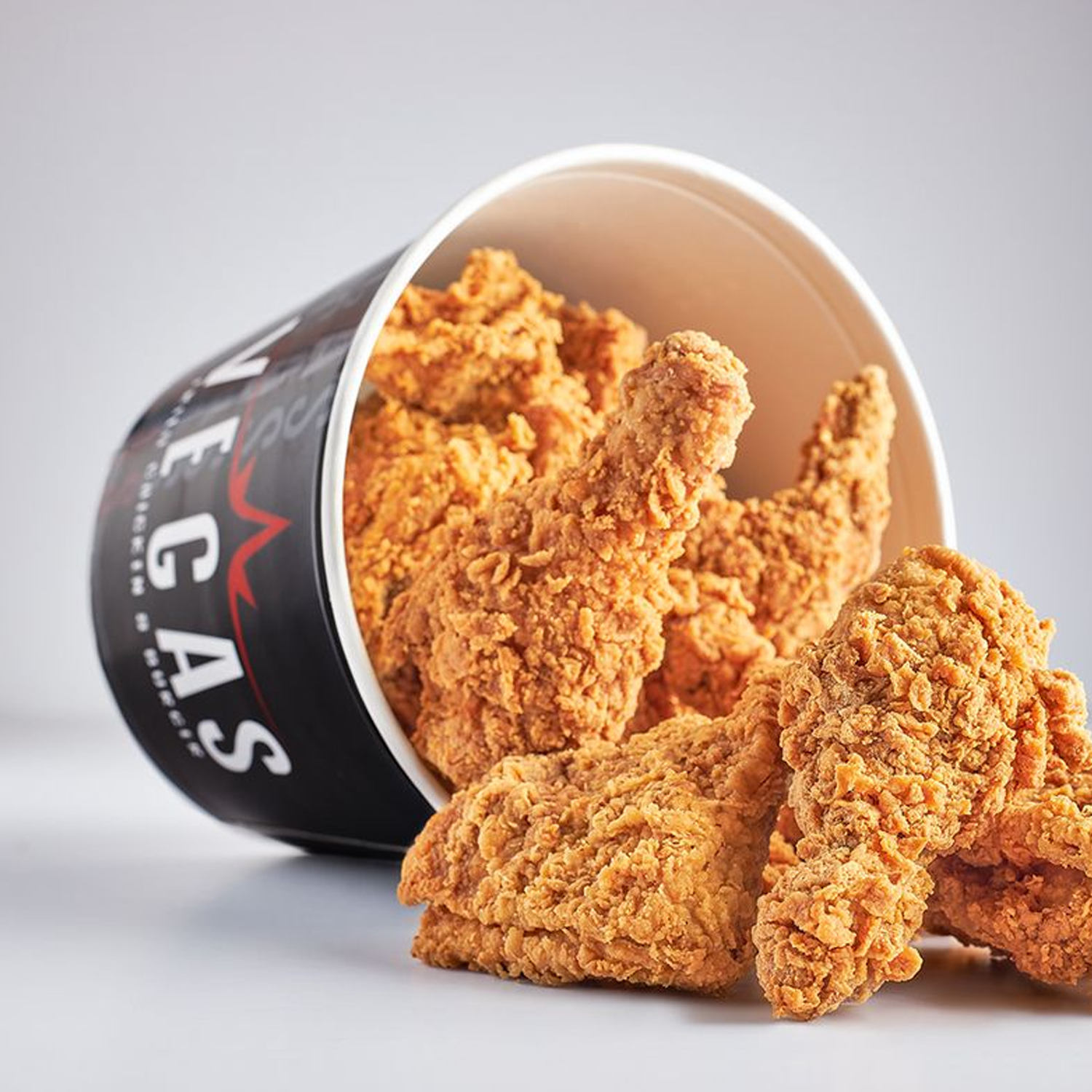Custom printed fast food bucket
