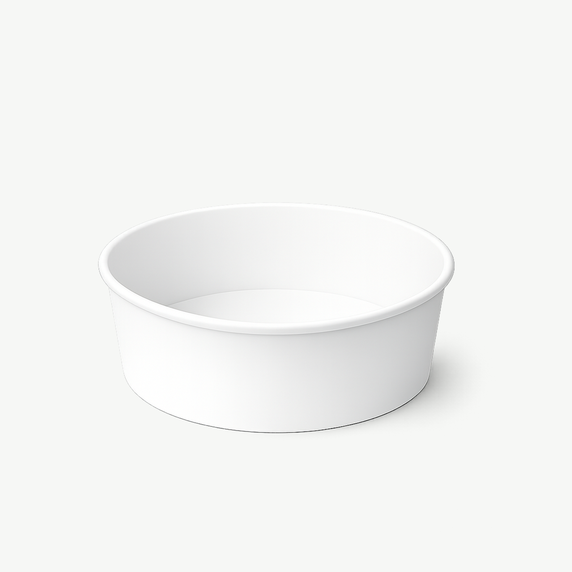 Paper bowls with custom color print