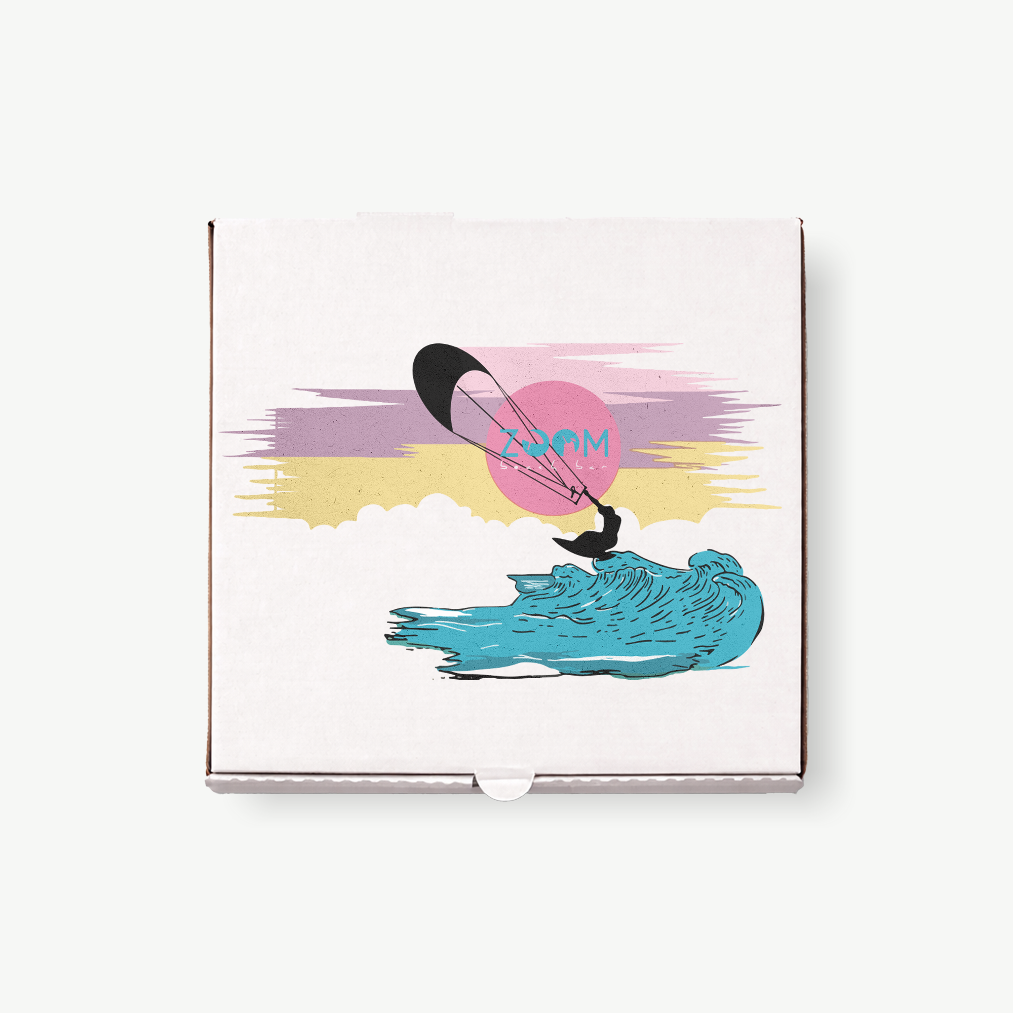 Cajas Para Pizza Con Impresión A Color Personalizada
